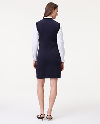 Button Sweater Dress