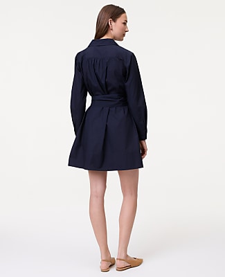 Weekend Belted Mini Shirtdress