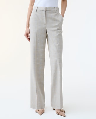 The Straight Trouser in Plaid
