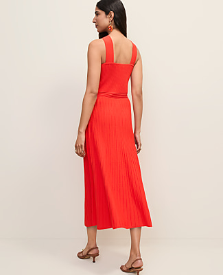Ribbed Halter Sweater Dress