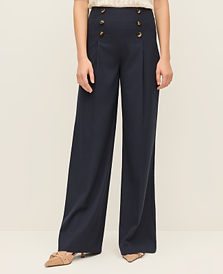 The Wide-Leg Sailor Pant - Night Sky