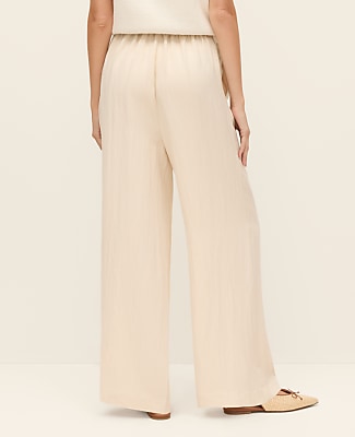 Weekend Easy Fit Wide-Leg Pant