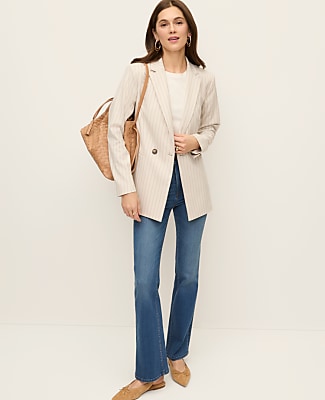 The Crosby Blazer in Pinstripe