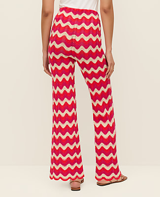 Petite Chevron Crochet Sweater Pant