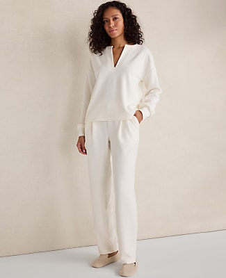Haven Well Within Double Knit Split Neck Top