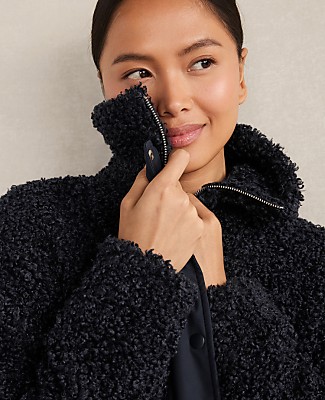 Haven Well Within Long Sherpa Coat