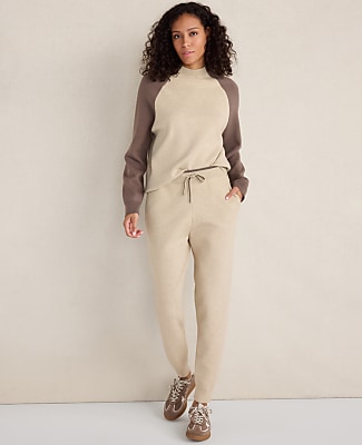 Haven Well Within Viscose Blend Colorblock Crewneck