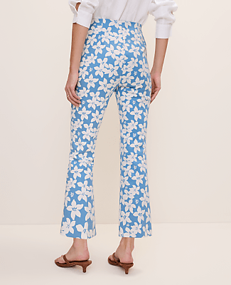 The Tall Flare Ankle Pant in Floral Print