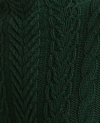 Haven Well Within Organic Cotton Cable Mock Neck Sweater