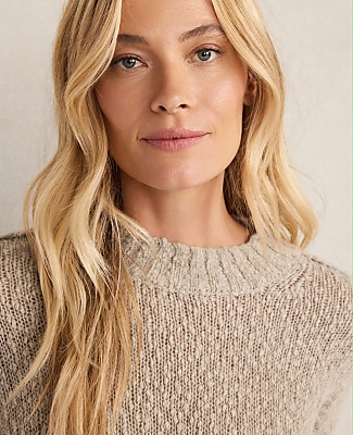 Haven Well Within Marled Cashmere Crewneck Pullover