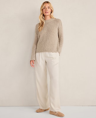 Haven Well Within Marled Cashmere Crewneck Pullover