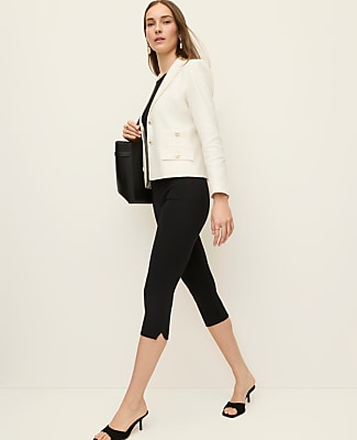 The Petite Pocket Blazer in Linen Blend