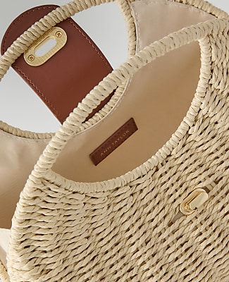 Rattan Crossbody Bag