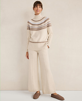 POLYLANA PINTUCK WIDE LEG