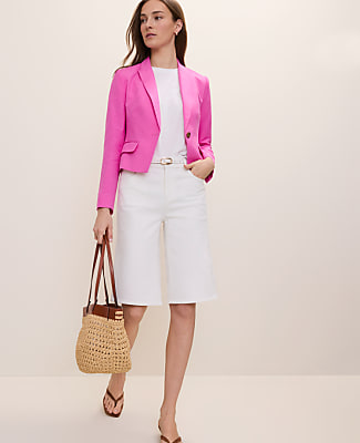 The Modern Newbury Blazer in Linen Blend