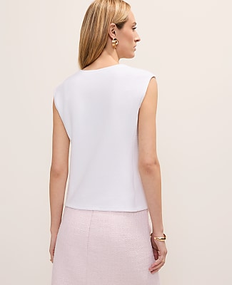 Sleeveless V-Neck Top