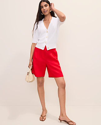 Starfish Button Elbow Sleeve Cardigan