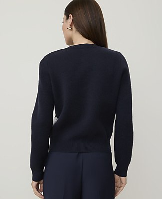 Argyle Jacquard Cardigan