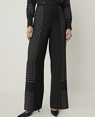 The Geo Print Side Zip Pant