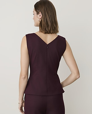 The Petite Sleeveless V-Neck Top