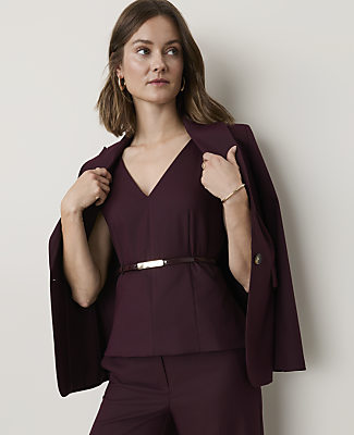 The Petite Sleeveless V-Neck Top