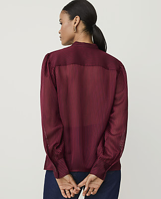 Pintuck Button Down Blouse