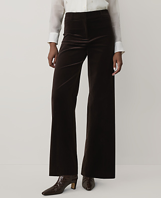 The Perfect Wide-Leg Pant in Velvet
