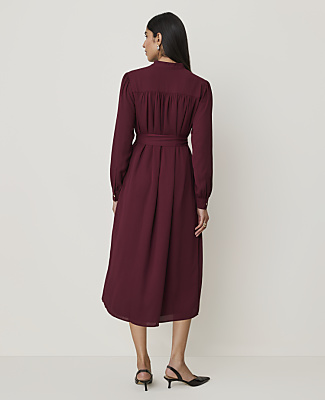 Belted Midi Shirtdress