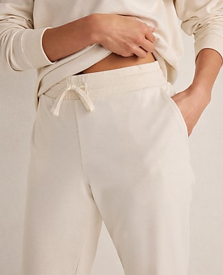 Haven Well Within Botanical-Dyed Organic Cotton Interlock Joggers