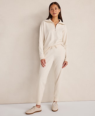 Haven Well Within Botanical-Dyed Organic Cotton Interlock Joggers