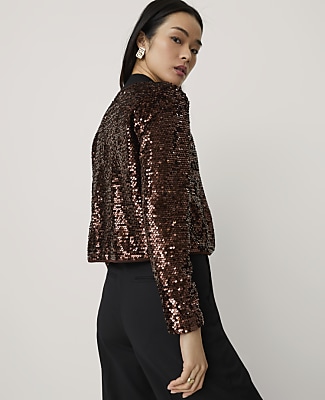 Sequin Knit Jacket