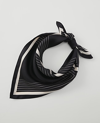 Ann Taylor Geo Silk Scarf