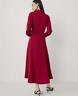 Petite Belted Midi Shirtdress