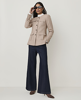 The Fitted Crew Neck Jacket