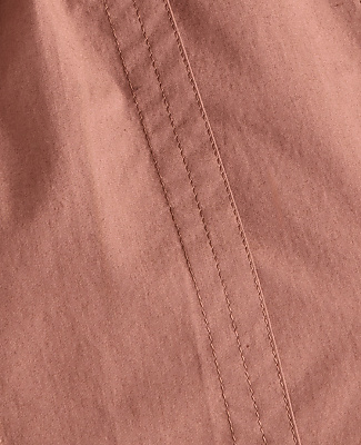 Ann Taylor Haven Well Within Organic Cotton Poplin Drop Waist Skirt Rosy Mauve Women's