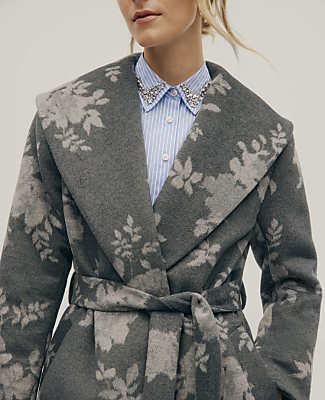 Embellished Collar Striped Perfect Shirt