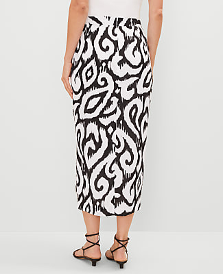 Ikat Sarong Pencil Skirt