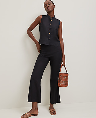 Linen Sleeveless Shirt