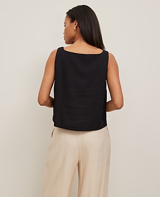 Linen Blend Tank Top