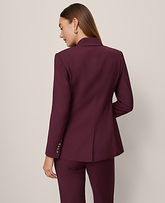 The Fitted Long Double Breasted Blazer