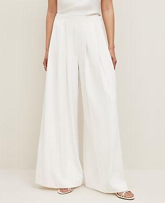 The Petite Triple Pleat Palazzo Pant