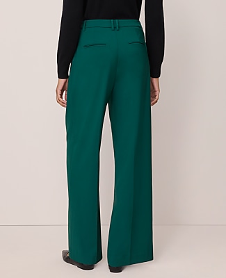 The Side Button Wide-Leg Pant