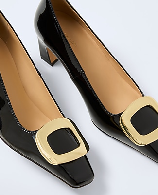 Patent Leather Buckle Pump