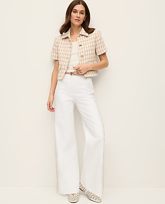 Houndstooth Tweed Jacket