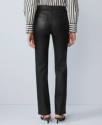The Petite Coated Perfect Straight Jean