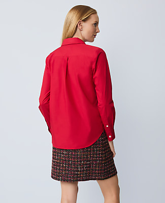 Petite Embellished Relaxed Perfect Shirt