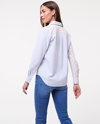 Weekend Striped Relaxed Perfect Shirt