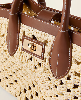 Woven Straw Tote