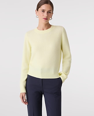 Petite Mixed Cable Sweater