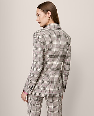 The Petite Crosby Blazer in Plaid